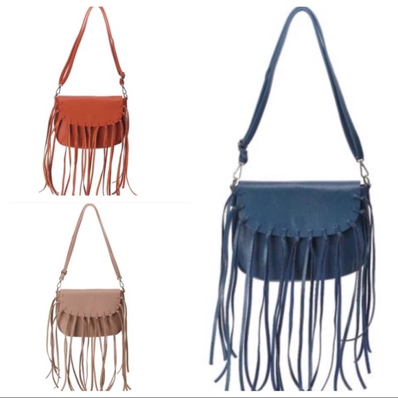 boho fringe crossbody bolsa